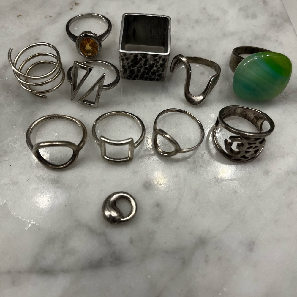 Turquoise Jewelry; Tiffany’s stirling silver eternity necklace pendant; etc - Picture 7 of 16